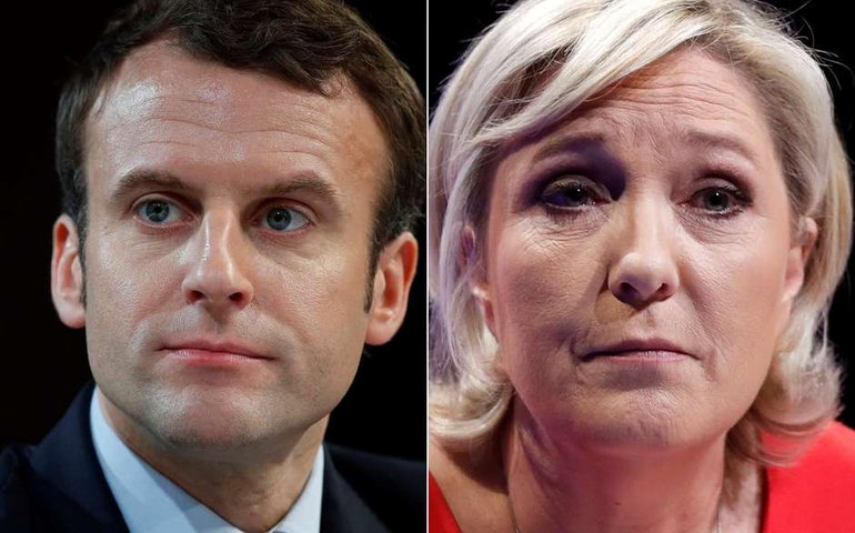 Mais institutos apontam 2º turno entre Macron e Le Pen na França