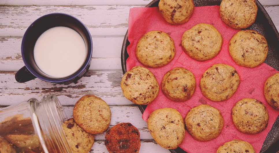 Biscoito com brigadeiro