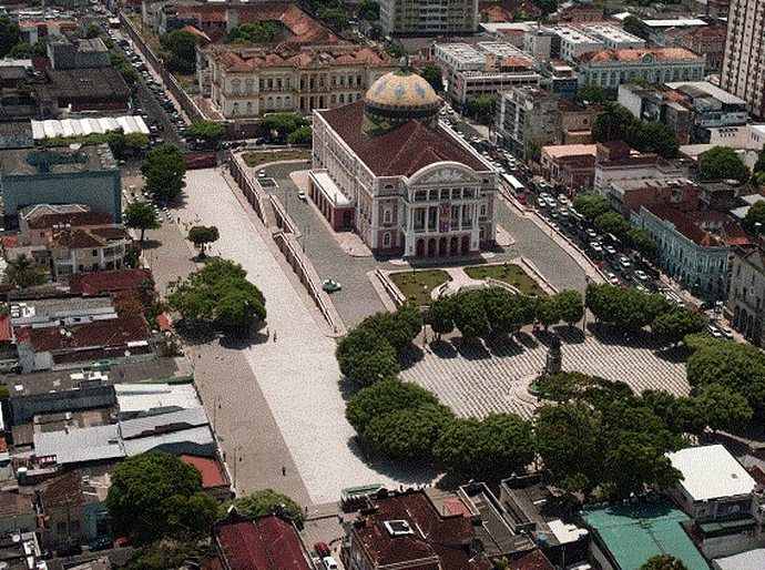 A tocha olímpica chega ao Amazonas
