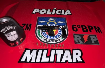 Polícia Militar apreende arma de fogo após denúncia de possível violência doméstica
