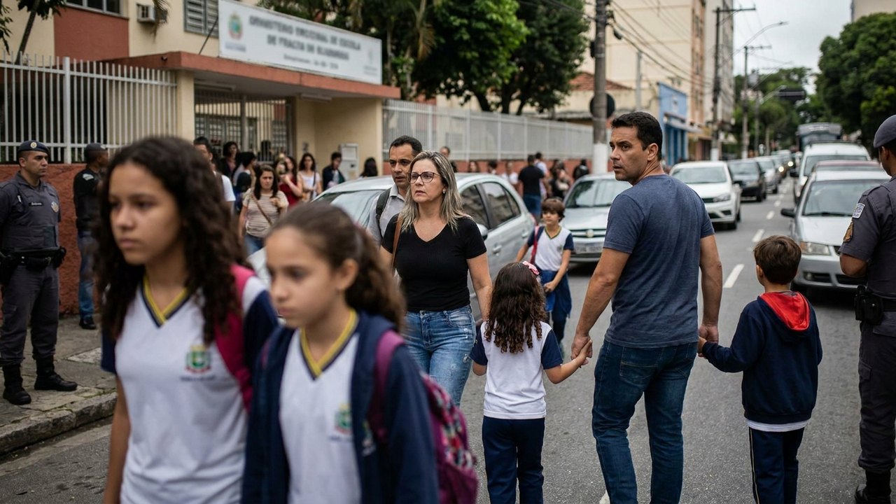 As crianças perguntavam se era um surto: saída de alunos do Colégio Tamandaré é marcada por medo após caso das agulhas