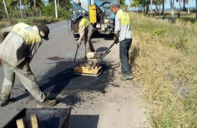 DER intensifica reparos e operações tapa-buracos nas rodovias estaduais
