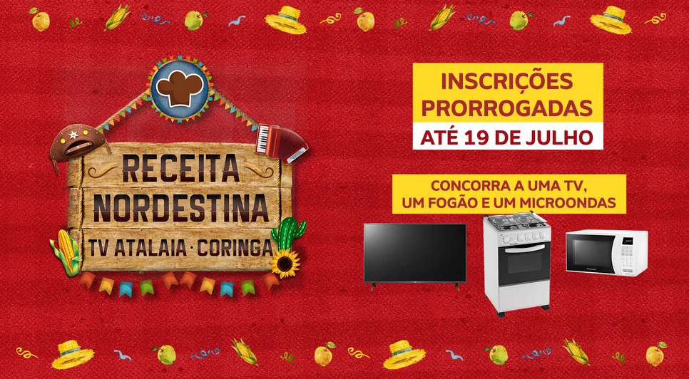Inscrições para Concurso Receita Nordestina TV Atalaia Coringa encerram nesta quarta-feira; confira premiação