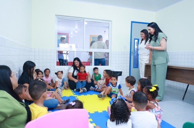 Prefeita Pauline Pereira entrega novas salas de aulas no CEI Maria Valcira de Medeiros
