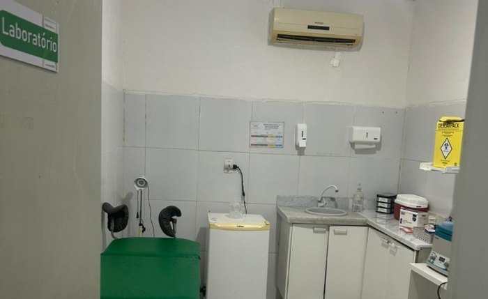 Vigilância interdita laboratório de exames no Tabuleiro por problemas sanitários