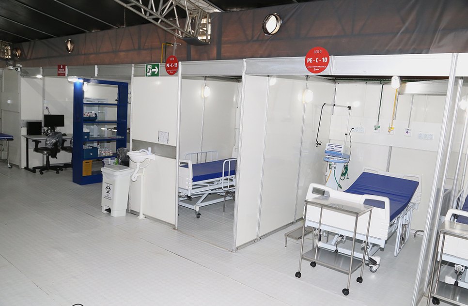 HOSPITAL DE CAMPANHA / Foto: Sérgio Silva