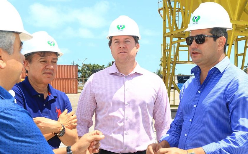 Marx Beltrão acompanha visita do ministro dos Transportes a Alagoas