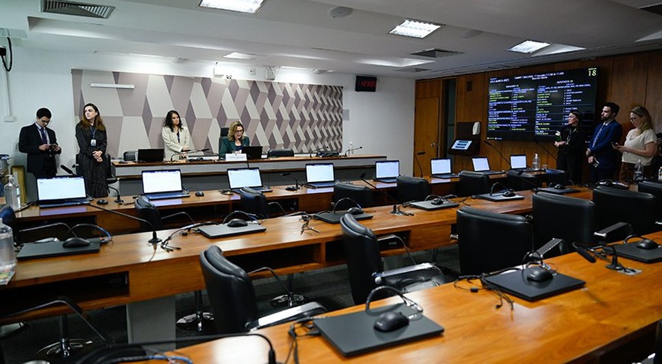 A reunião de instalação da comissão, no último dia 17 / Foto: Carolina Curi/Agência Senado