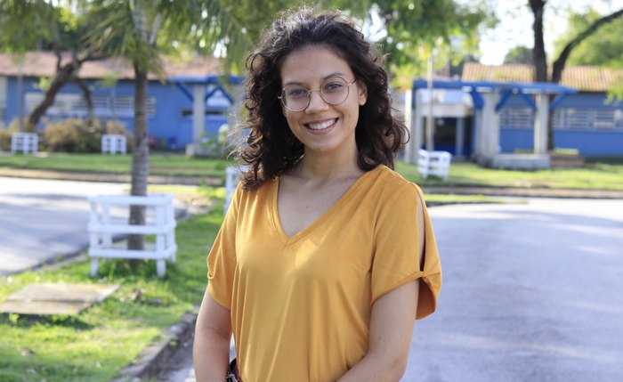 Estudante Nathália Louise