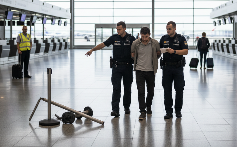 Passageiro embriagado depreda área do Aeroporto do Recife e é detido pela Polícia Federal