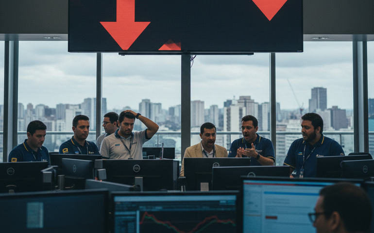 Minério é insuficiente para estimular Ibovespa, que opera na mínima por mau humor de NY