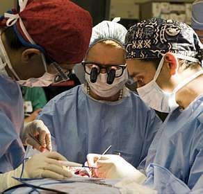 Cirurgiã Maria Siemionow realiza o transplante