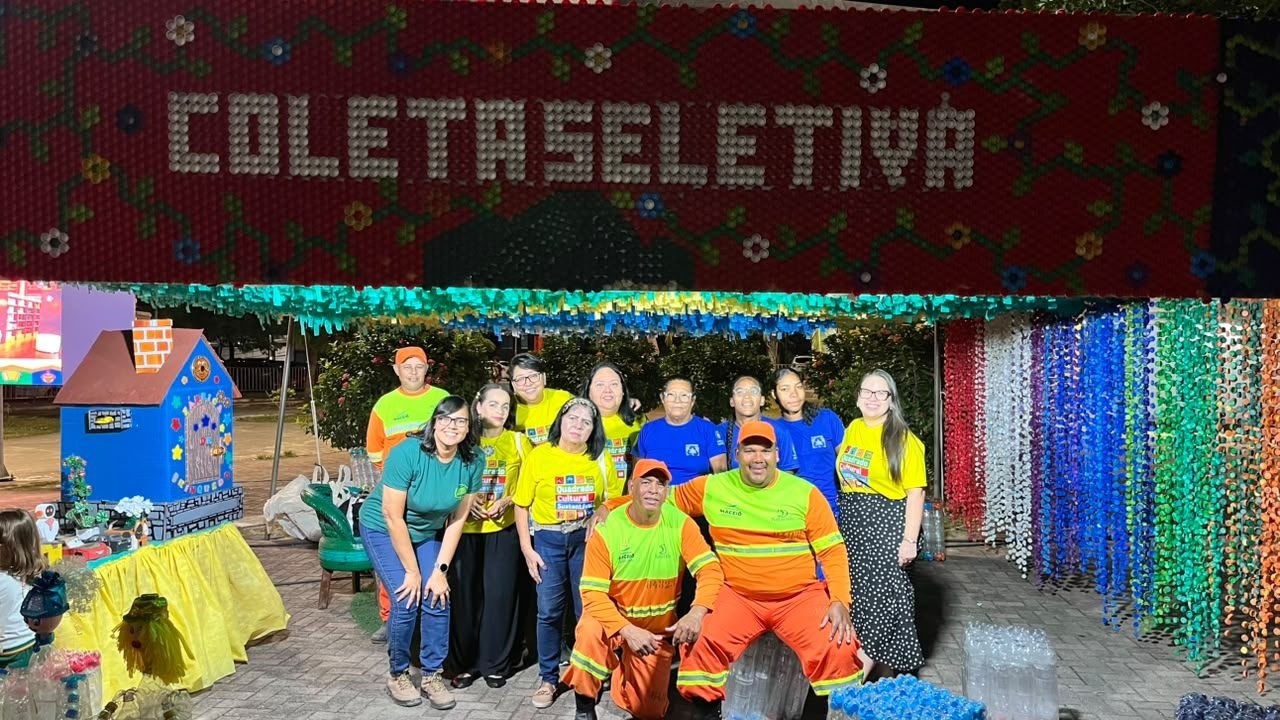 Alurb coleta mais de 200 quilos de recicláveis no Festival Sabores de Alagoas