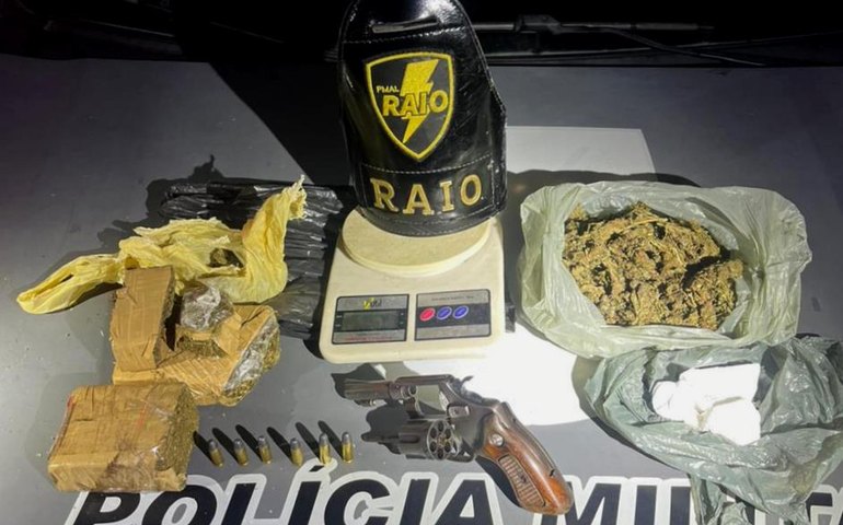 Polícia Militar prende autores de tentativa de homicídio, tráfico de drogas e outros crimes