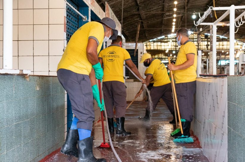 Prefeitura divulga cronograma dos mutirões de limpeza nos mercados públicos em agosto