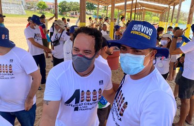 Expedição científica é recebida com festa em São Brás