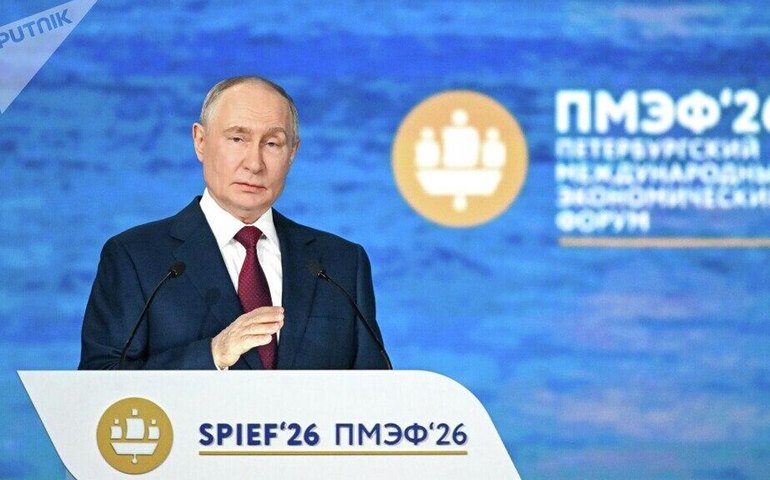 Vladimir Putin classifica as políticas agressivas da burocracia europeia como míopes