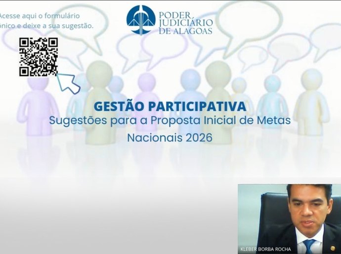 Juízes e servidores do TJAL discutem propostas para as metas nacionais de 2026