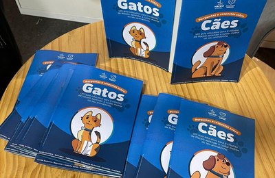 Lançamento de livro na Bienal enfatiza cuidados essenciais para cães e gatos