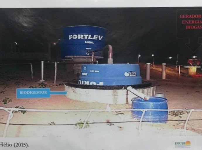 Biodigestor de baixo custo será apresentado em Dia de Campo