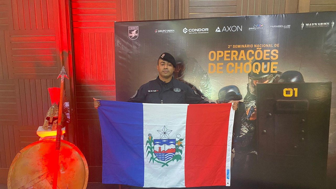 Oficial da PMAL participa do 2º Seminário Nacional de Operações de Choque em Mato Grosso do Sul