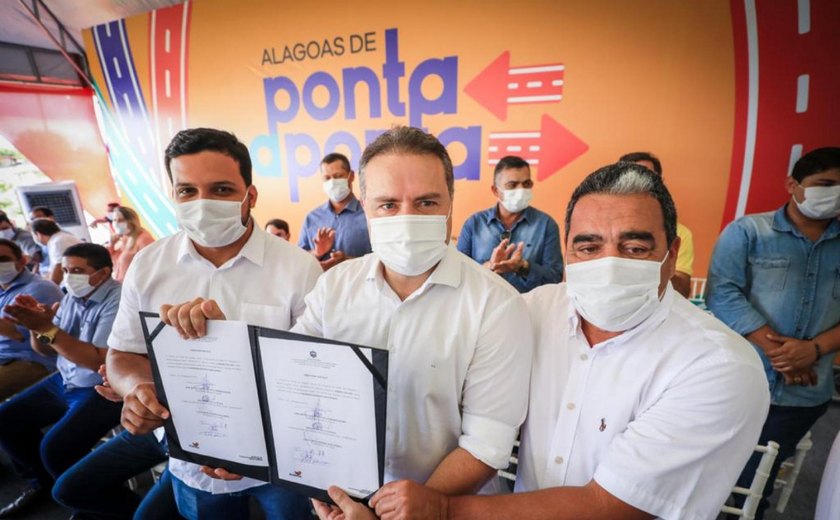 Em Dois Riachos, Governo do Estado dá a largada para o Alagoas de Ponta a Ponta