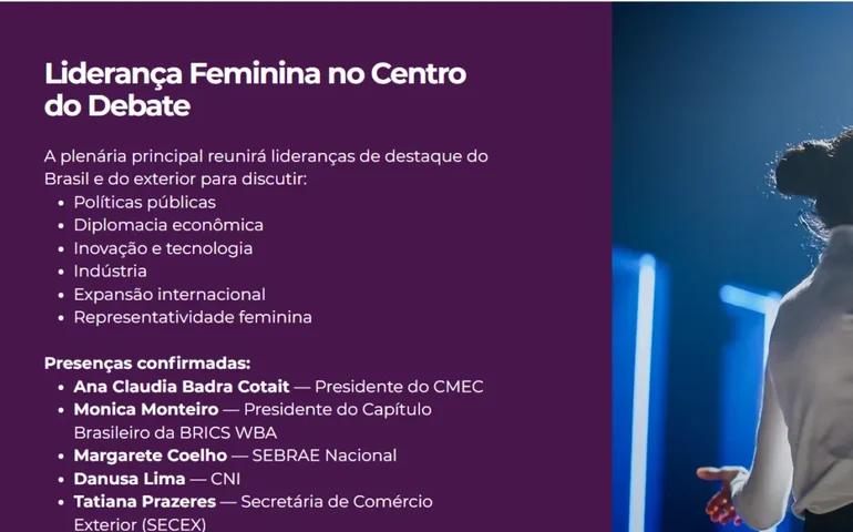 WeForum 2026 fortalece empreendedorismo feminino e conecta lideranças globais