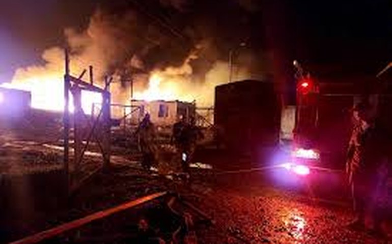 Enorme explosão em posto de gasolina na Armenia deixa sete feridos; vídeo