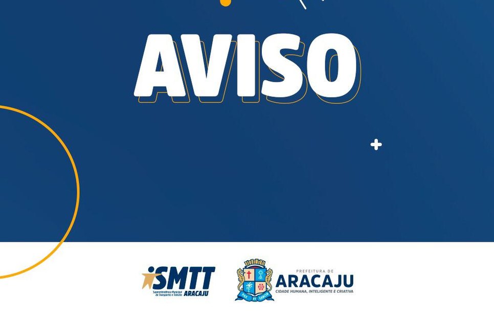 AVISO SMTT / Foto: SMTT
