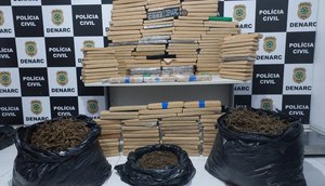 Cerca de 300 quilos de maconha são apreendidos durante operação em Sergipe