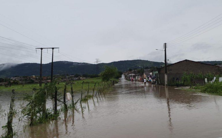 Serviço Geológico do Brasil registra inundação na bacia do rio Mundaú em Alagoas