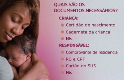 Cartão Cria: segunda etapa de cadastro tem início hoje (19)