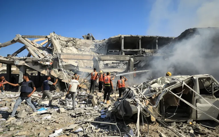 Militares israelenses detiveram e apontaram armas para comboio de vacinação contra pólio em Gaza, afirma porta-voz da ONU