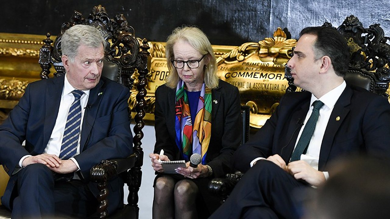 Pacheco trata de investimentos em energia verde com presidente da Finlândia