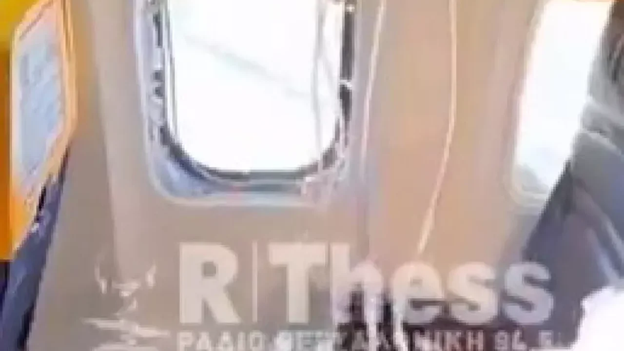 Passageiro é quase sugado para fora do avião em voo na Grécia