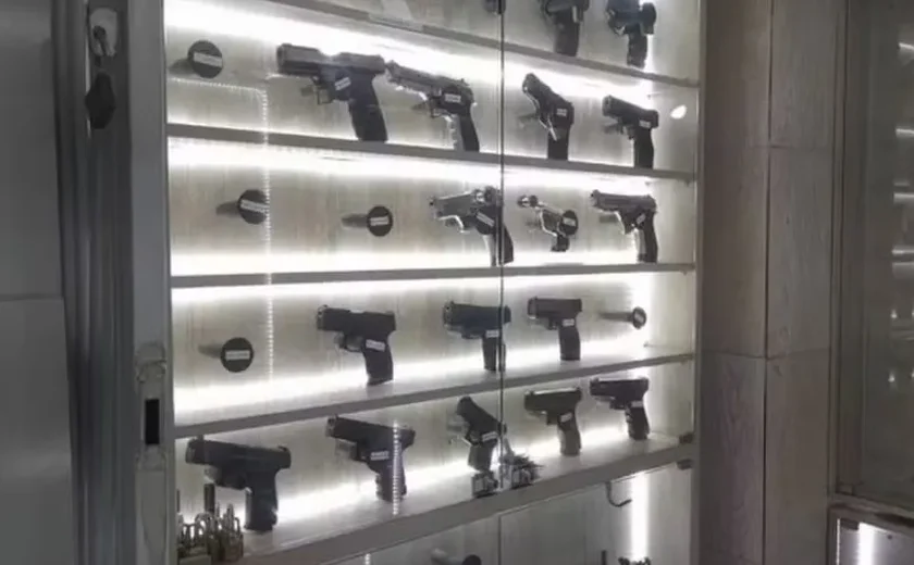 Lojas de Maceió e Arapiraca são investigadas por vender armas a facções criminosas