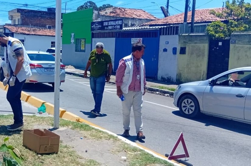 Vigilância Sanitária de Maceió identifica descarte irregular de resíduos de saúde na Ponta Grossa