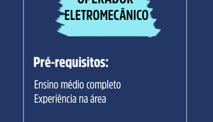 OPERADOR ELETROMECÂNICO