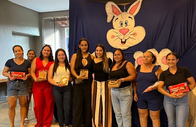 Assistência Social de Santana do Mundaú oferta tradicional curso de Ovos de Páscoa