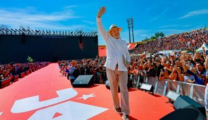 Ato no Estádio da Vila Euclides marcou início da campanha de Lula