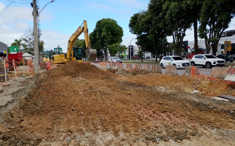 Ampliação da Av. Durval de Góes Monteiro entra na fase final em um dos trechos de obras