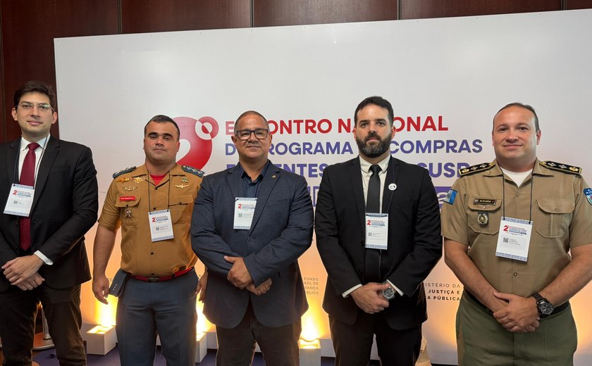 Polícia Científica de Alagoas participa do 2º Encontro Nacional do Programa de Compras Eficientes para o SUSP