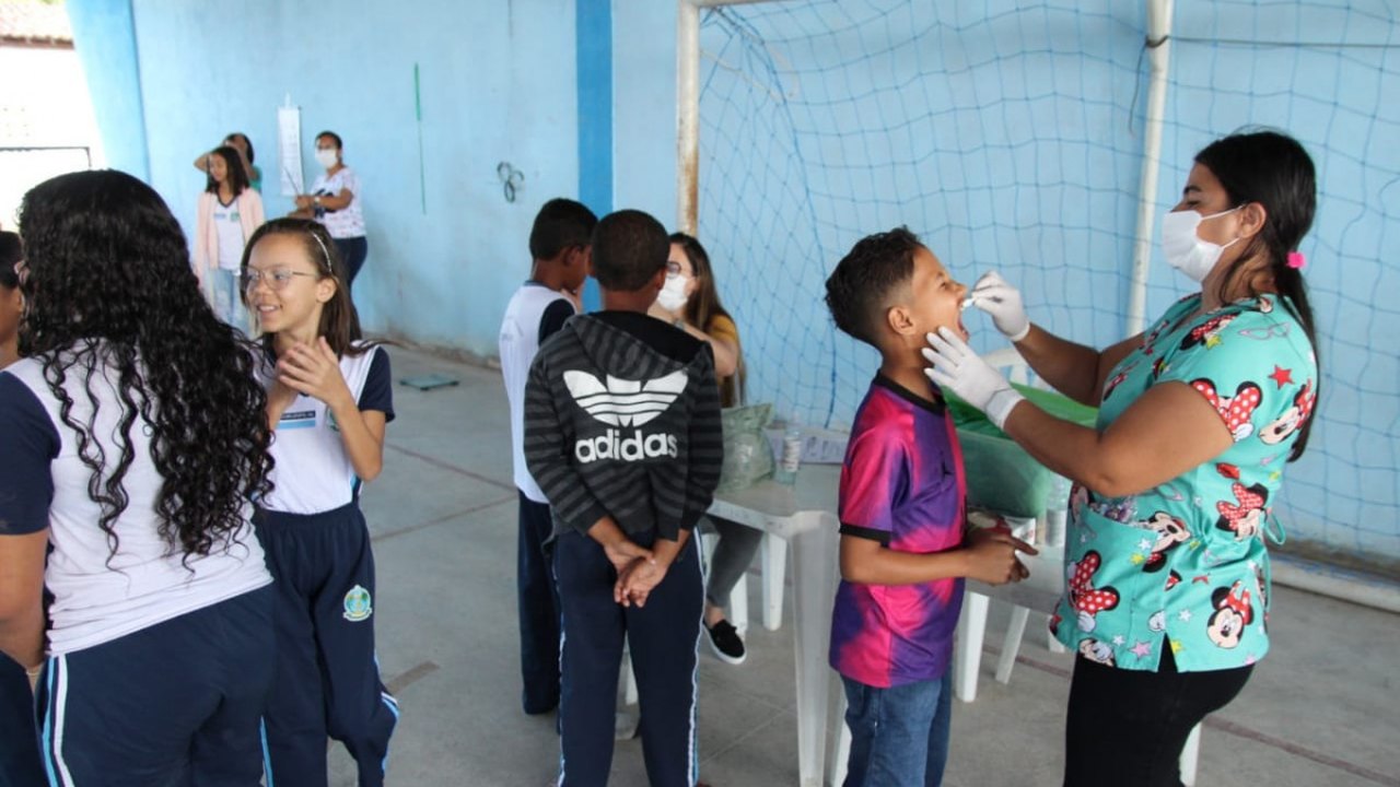 Programa Saúde na Escola leva ações de cuidados com a Saúde para a Escola Cláudio Daniel
