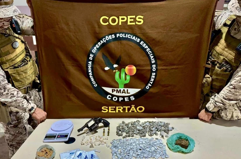 Polícia Militar apreende três armas de fogo e drogas em Alagoas nas últimas 24 horas