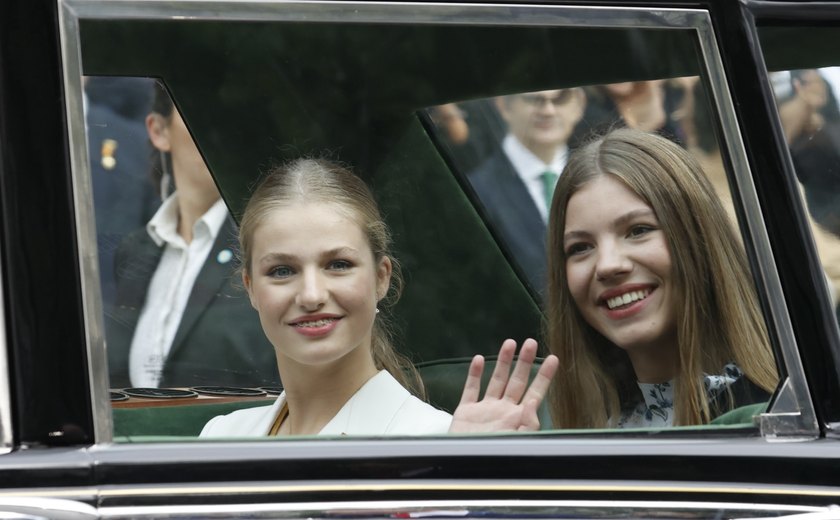 Quem é Sofía, a caçula que usou vestido alugado para a cerimônia de juramento da irmã, Leonor, na Espanha