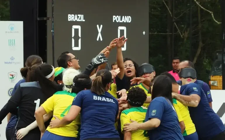 Estreante, Brasil avança às semifinais do Mundial de cegas na Índia