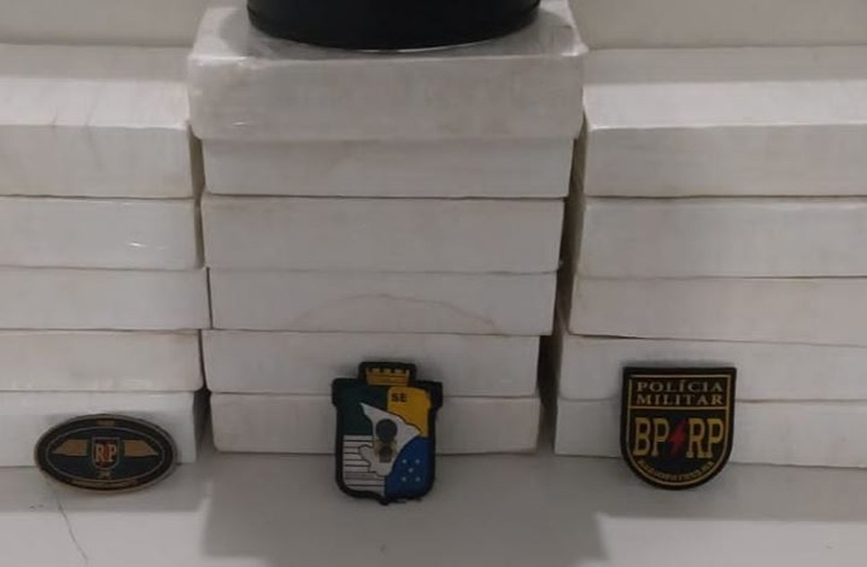 Mais de vinte quilos de cocaína são apreendidos na Grande Aracaju