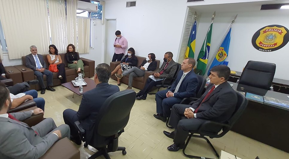 Comitiva de senadores chega em Sergipe para acompanhar apurações da morte de Genivaldo Santos / Foto: Foto: PF/SE