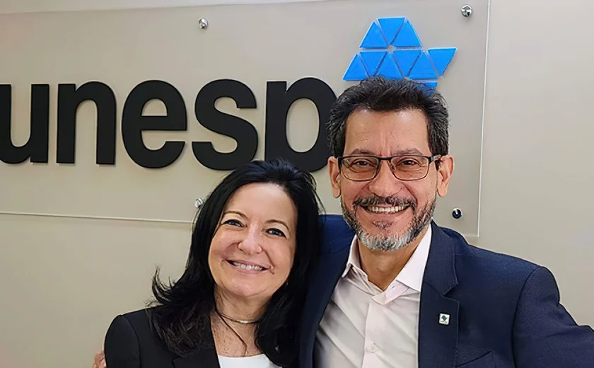 Maysa Furlan e Cesar Martins assumem reitoria e vice da Unesp