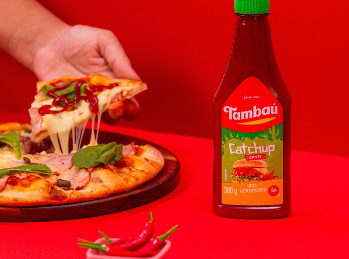 Tambaú lança o Catchup Picante 100% Nordestino na embalagem de 380g